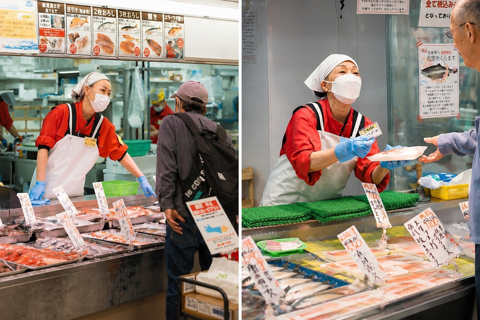 「今日のお魚、何がいい？」がもっと気軽に。 対面売場と食卓を笑顔でつなぐ、角上魚類・女性親切係の「対話の架け橋」。