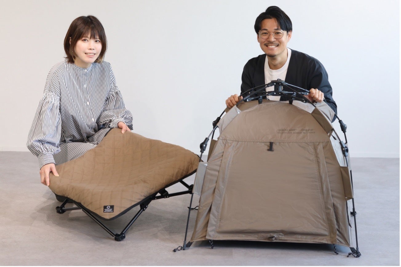 QUICKCAMP初の大型テント” ARMADILLO（アルマジロ）”登場
