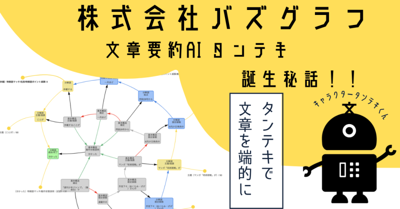 NEWS文章をより端的に！文章要約AI タンテキを開発した理由｜株式会社