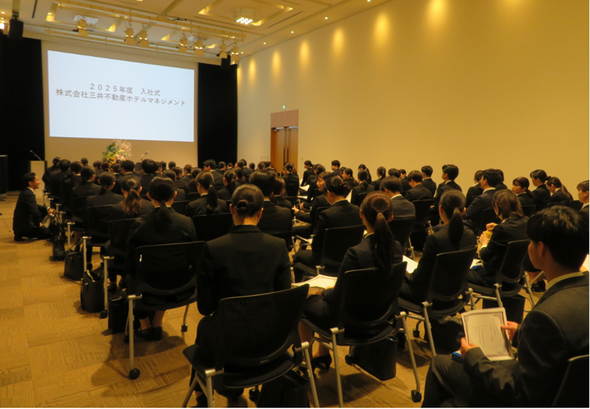 三井不動産ホテルマネジメント　2025年入社式実施のご報告