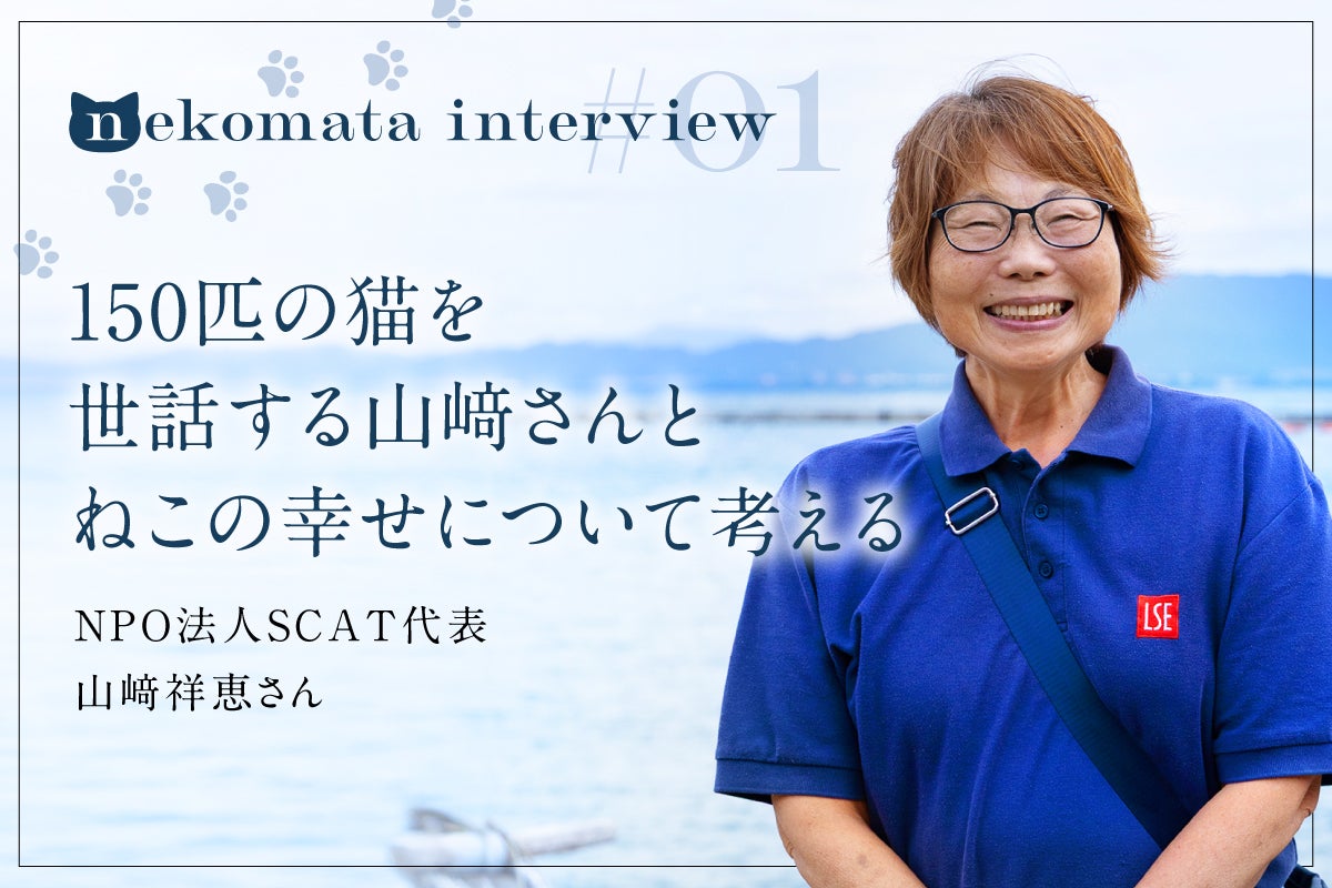 【ねこまたの実とひと】150匹の猫のお世話をするNPO法人SCATの代表・山﨑祥恵さんと、ねこの幸せについて考える